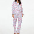 Cute Long-sleeve 2-piece Pajamas Sets For Women