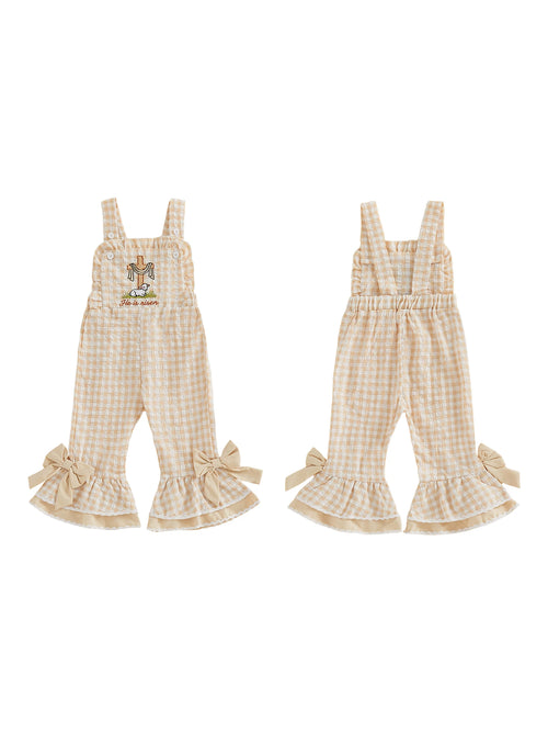Baby Girls and Toddlers Summer Romper Jumpsuit with Headband Set