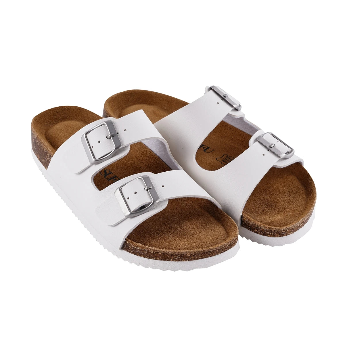 Leather Cork Flip-flop sandals for women
