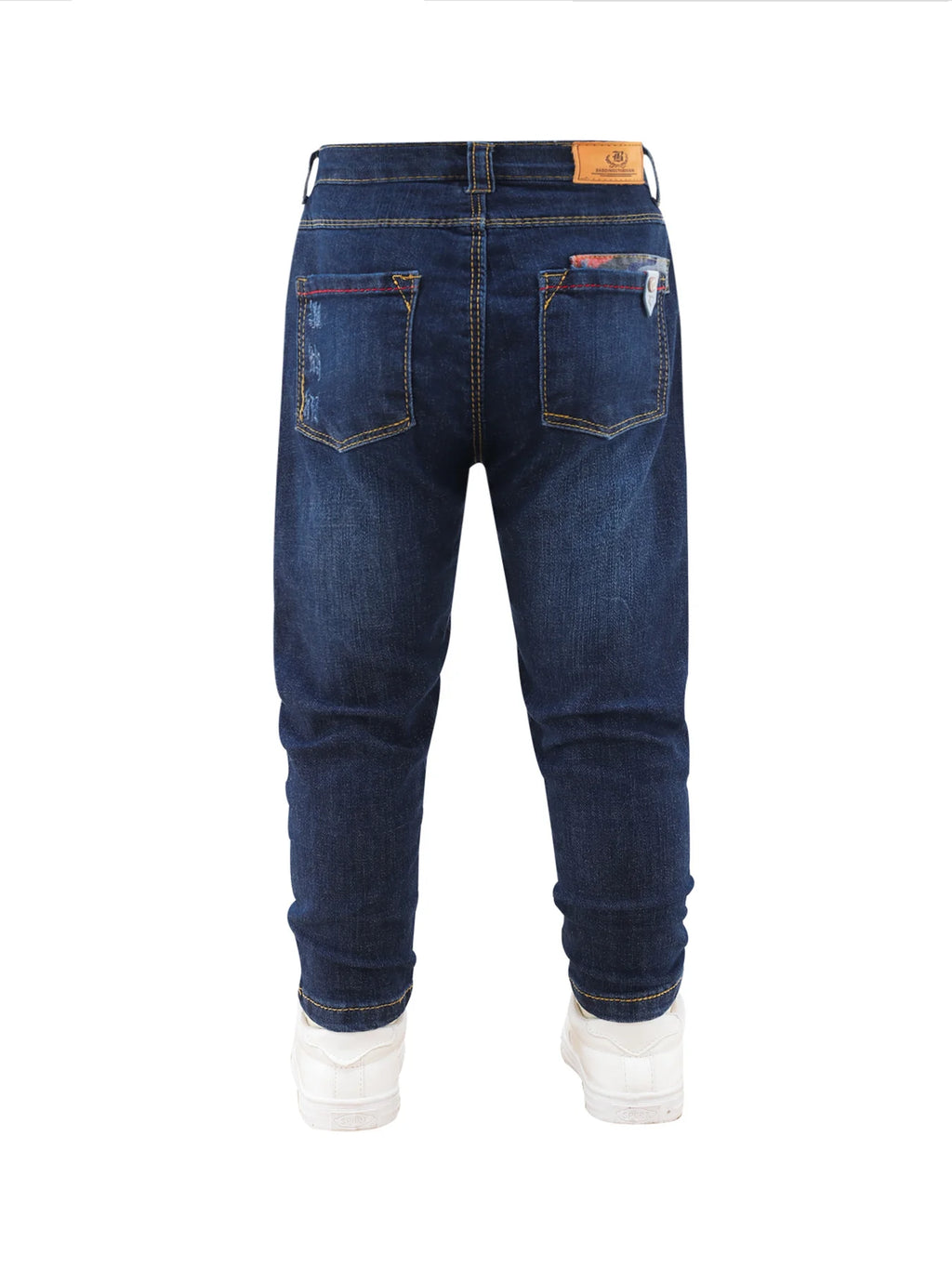 Boys 2T-14T Stretch, Cotton, Straight-Fit, Comfortable Denim Jeans