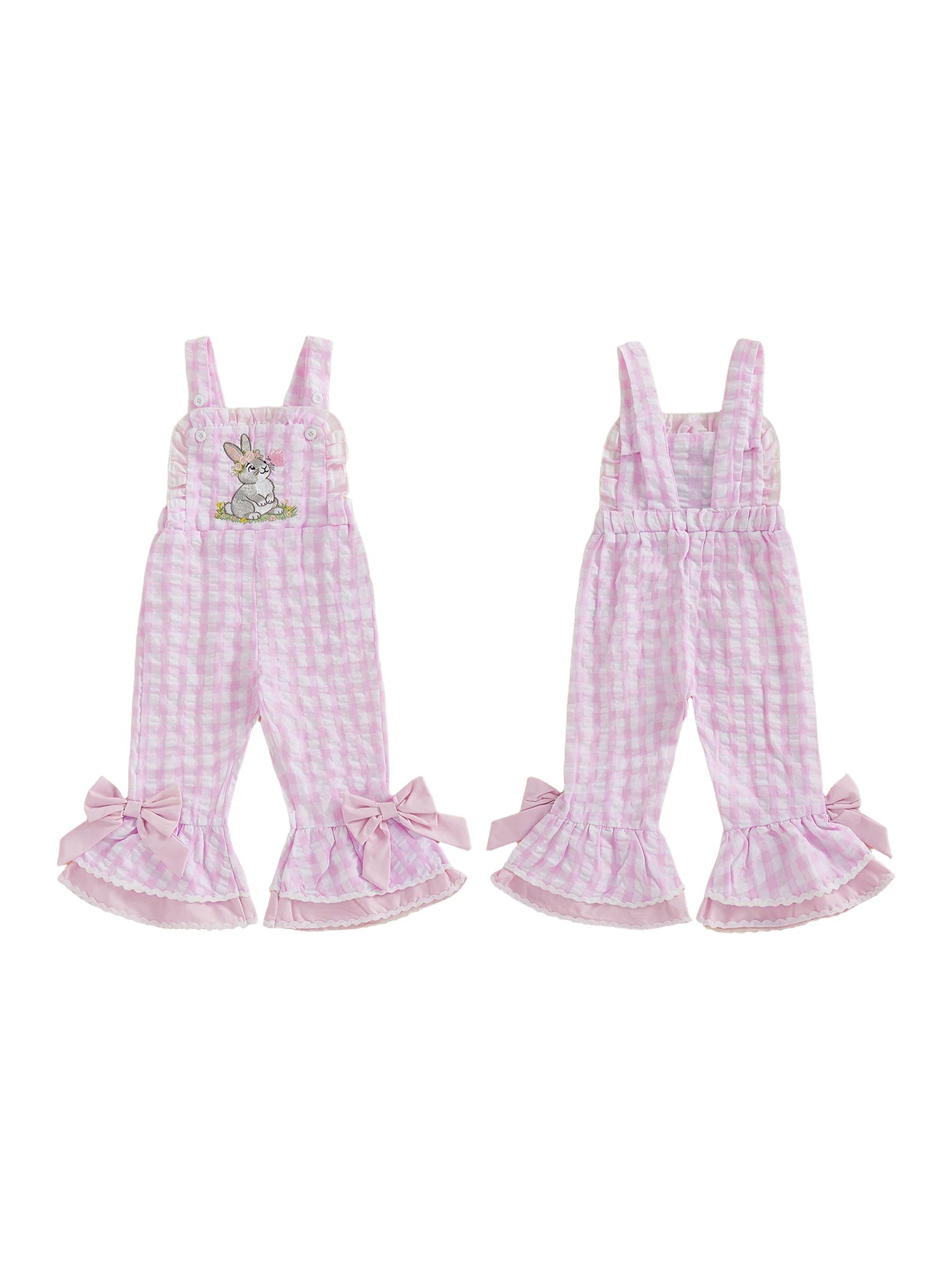 Baby Girls and Toddlers Summer Romper Jumpsuit with Headband Set